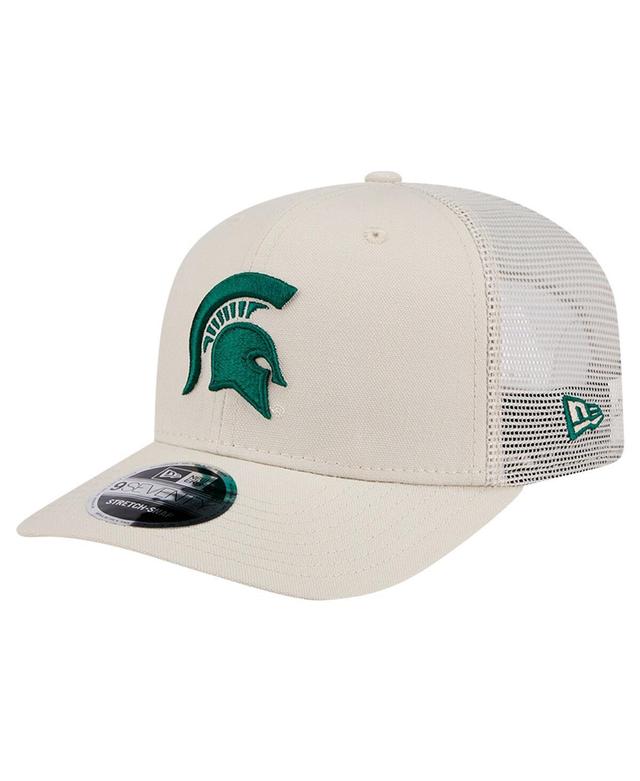 New Era Mens Natural Michigan State Spartans Canvas 9SEVENTY Stretch-Snap Hat Product Image