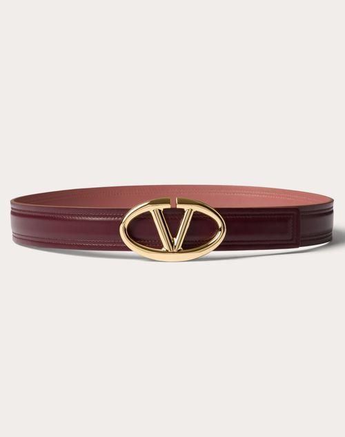 THE BOLD EDITION VLOGO SHINY CALFSKIN BELT 30 MM Product Image