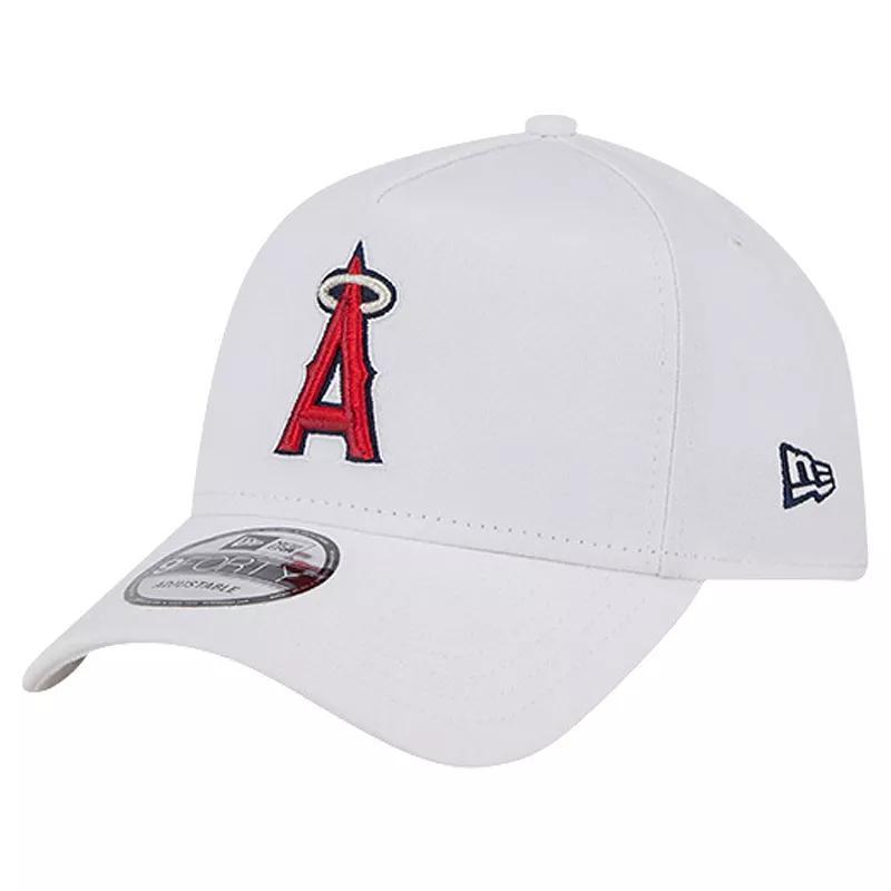 Mens New Era Los Angeles Angels TC A-Frame 9FORTY Adjustable Hat Product Image