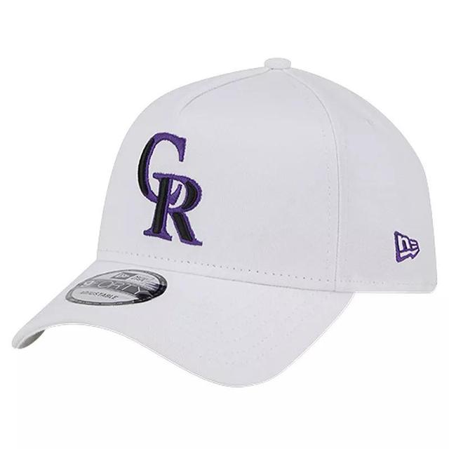 Mens New Era Colorado Rockies TC A-Frame 9FORTY Adjustable Hat Product Image