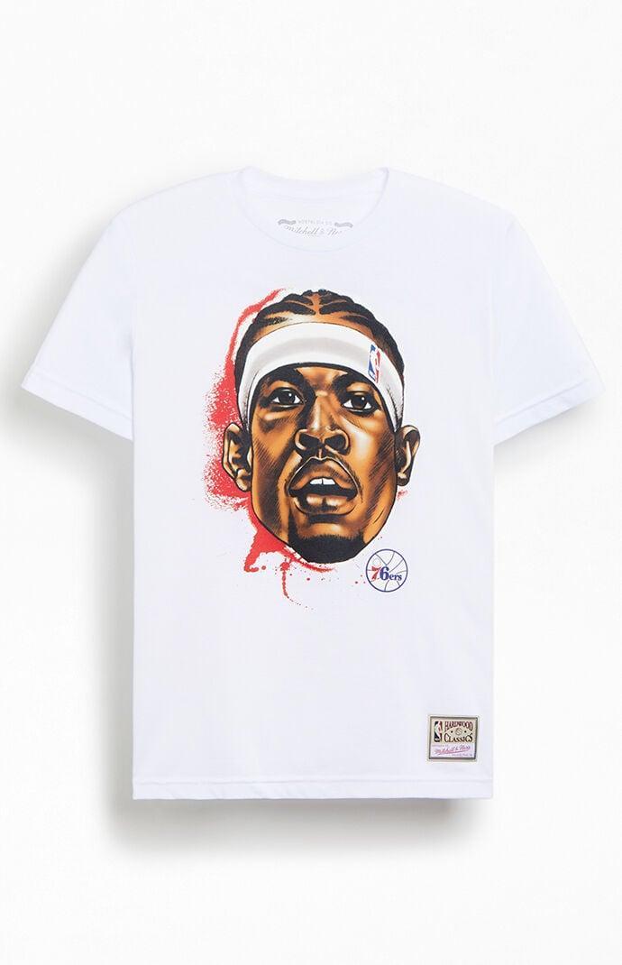 Mitchell & Ness Men's Philadelphia '76ers Allen Iverson Love T-Shirt Product Image