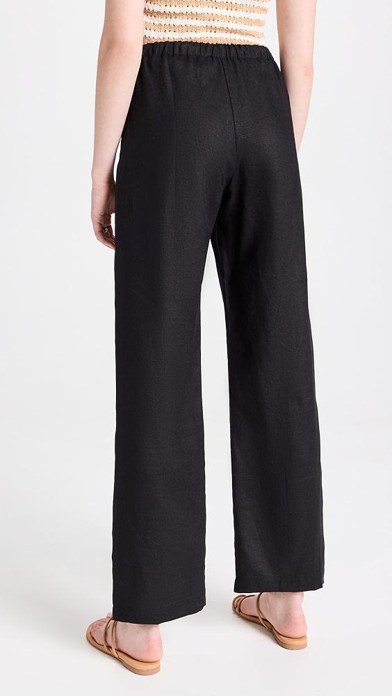 Reformation Olina Mid-Rise Linen Pants | Shopbop Product Image