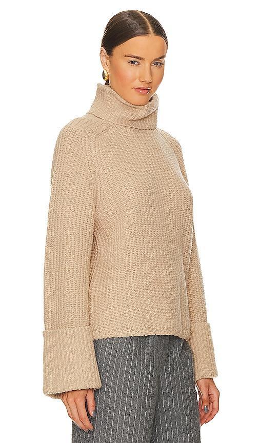 LPA Sabri Turtleneck Sweater in Tan. - size M (also in L, S, XL, XS) Product Image