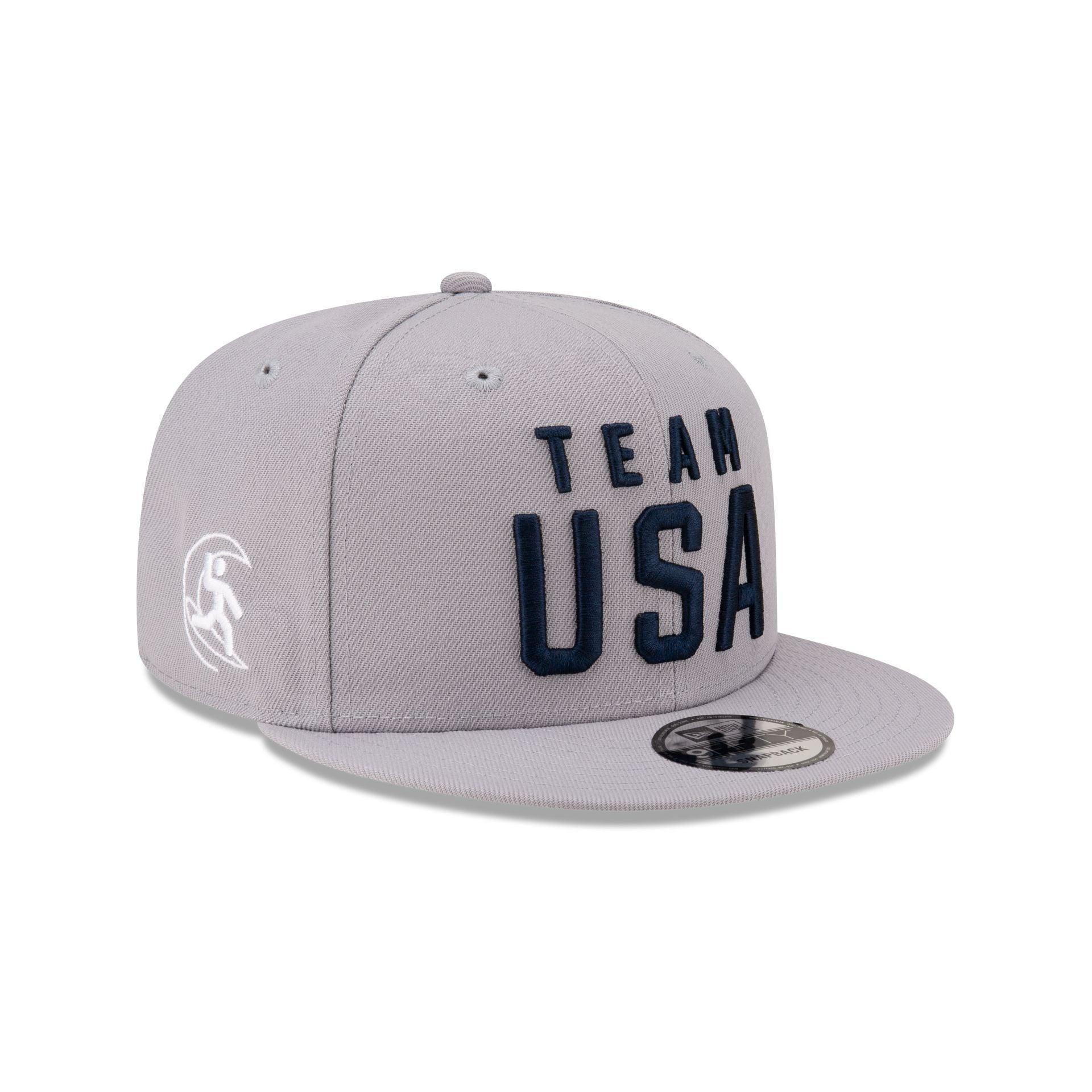 Team USA Surfing Gray 9FIFTY Snapback Hat Male Product Image