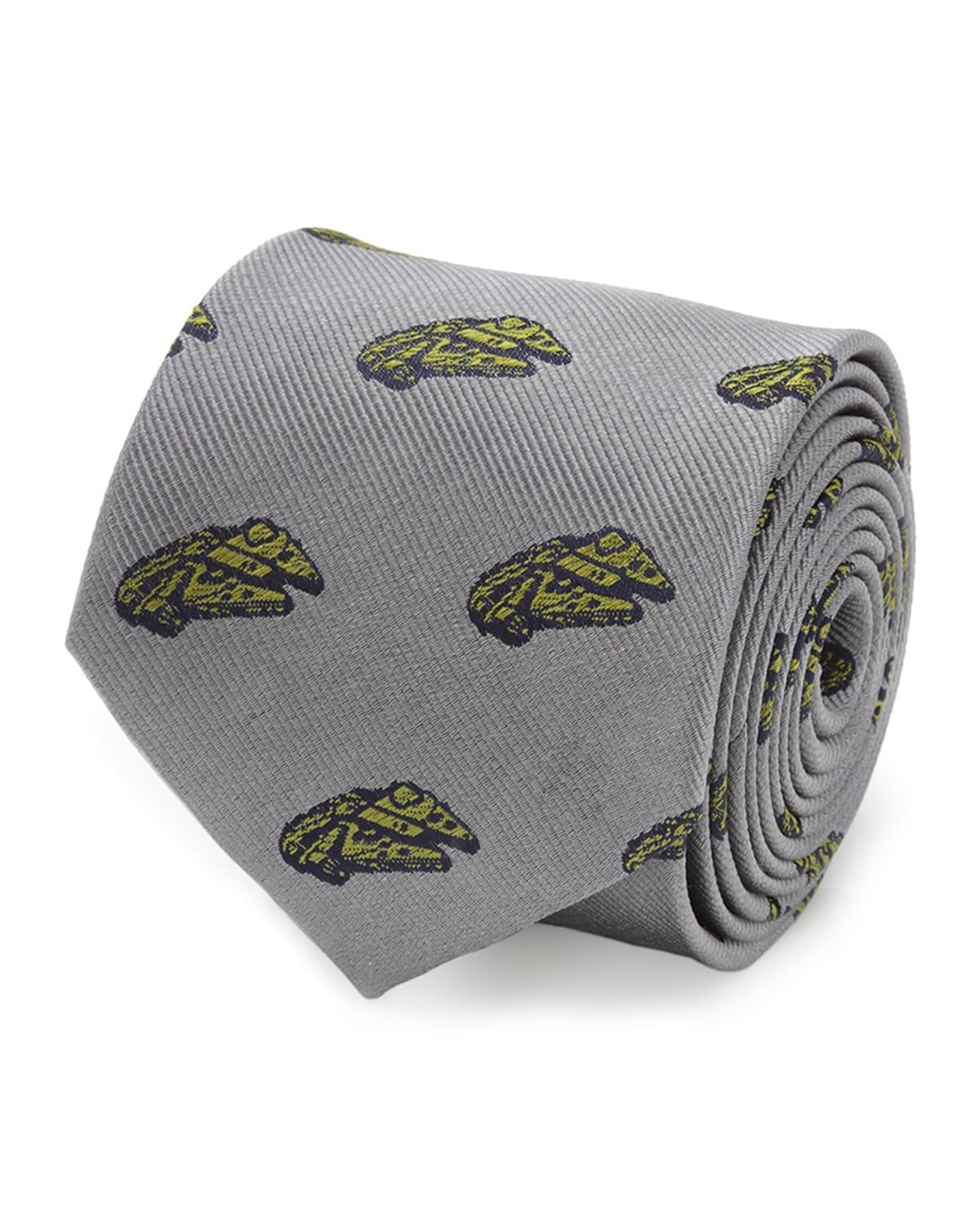 Mens Star Wars Millennium Falcon Silk Tie Product Image