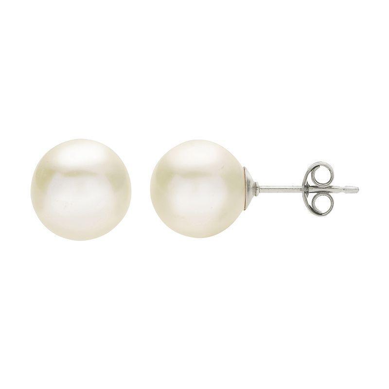 PearLustre by Imperial Freshwater Cultured Pearl Stud Earrings - 9 mm, Womens, Sterling Product Image