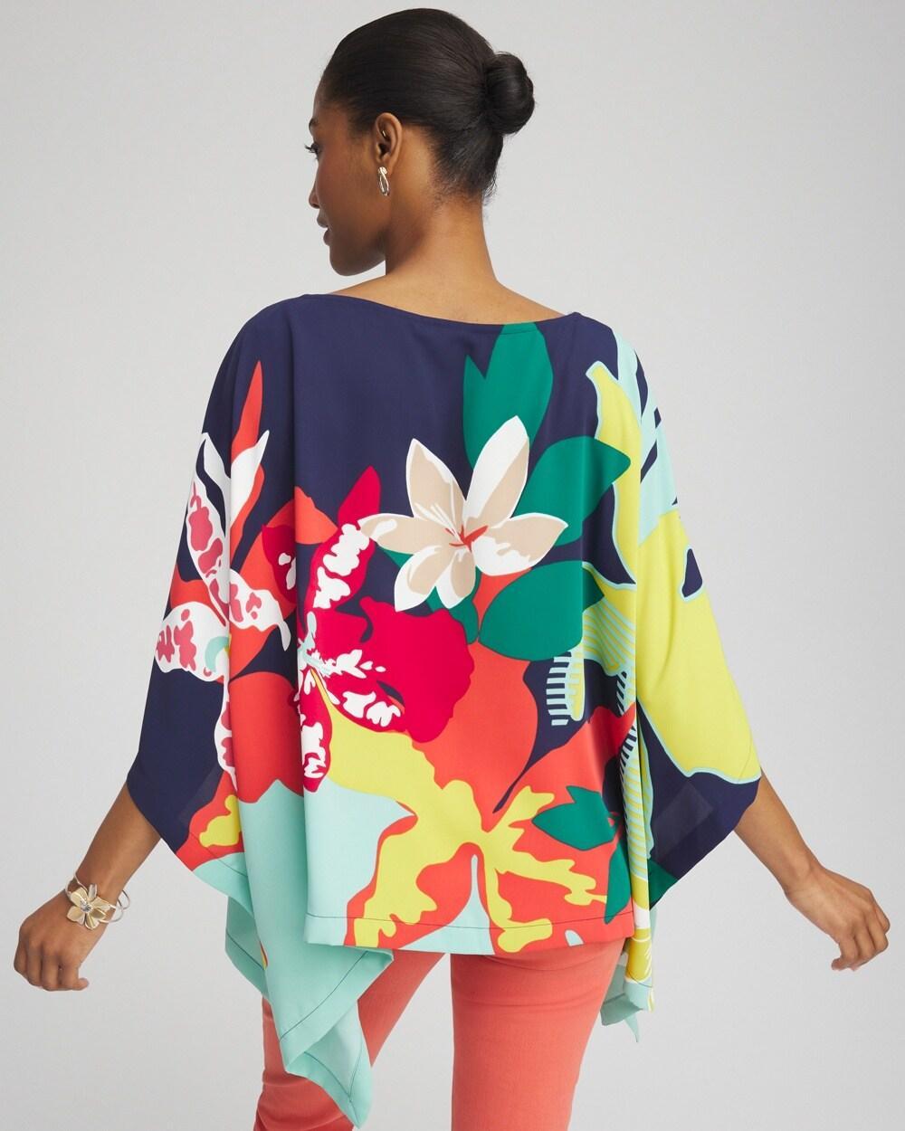 Floral Poncho Product Image