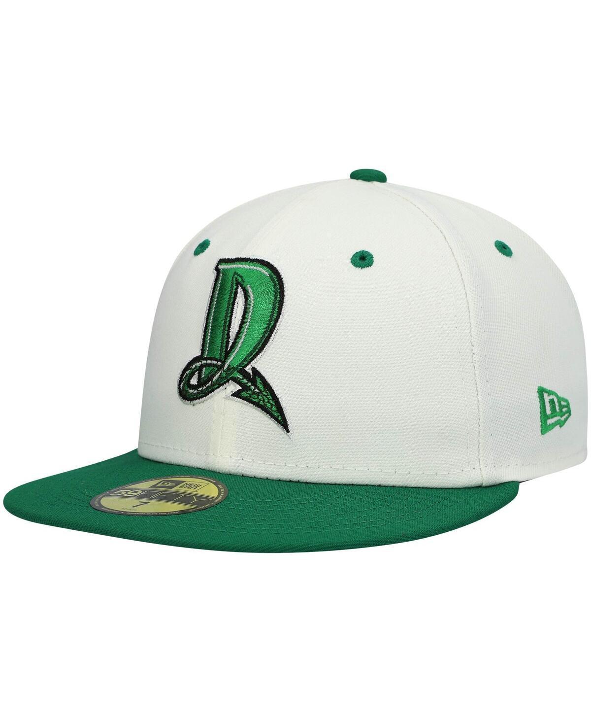 Mens New Era White Dayton Dragons Alternate Authentic Collection 59FIFTY Fitted Hat Product Image