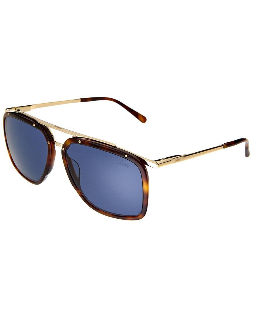 Men's Br0083s 58mm Sunglasses In Blue Product Image