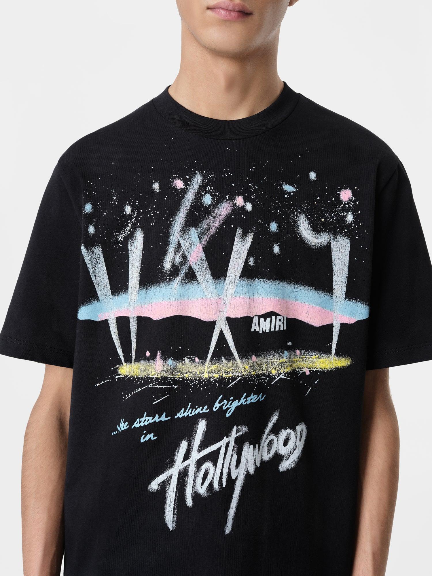 HOLLYWOOD LIGHTS TEE - Black Male Product Image