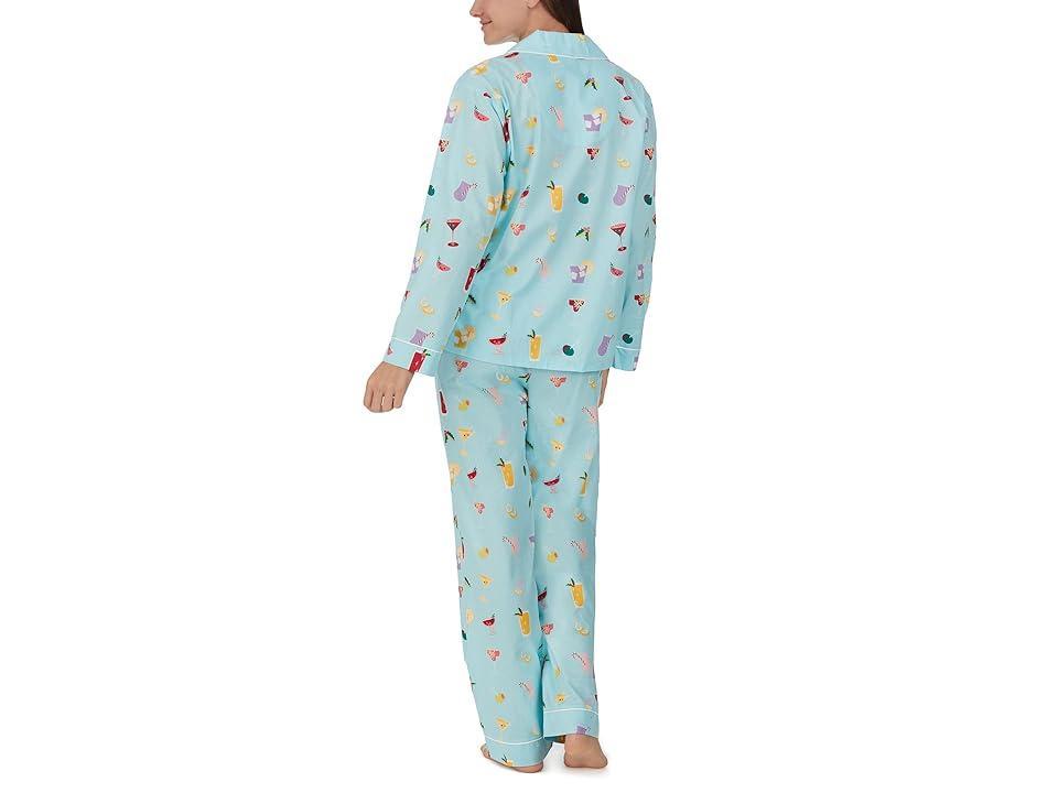 Bedhead PJs Classic Woven Long Sleeve Pajama Set (Festive Drinks) Women's Pajama Sets Product Image