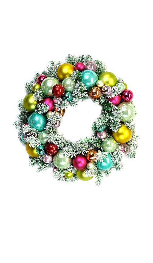 Flocked Wreath Product Image