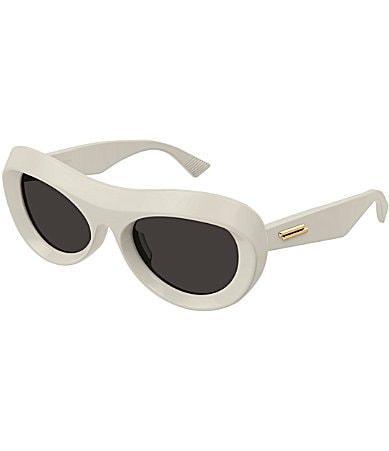 Bottega Veneta Womens Scoop 54mm Oval Sunglasses Product Image