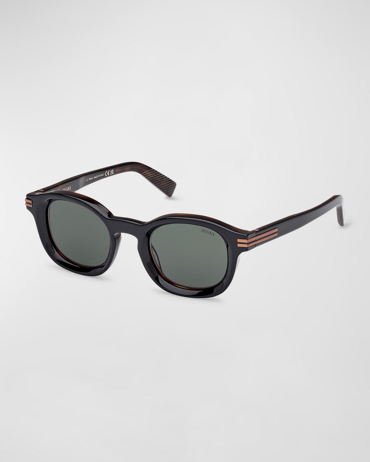 Womens 55MM Rectangular Sunglasses Product Image