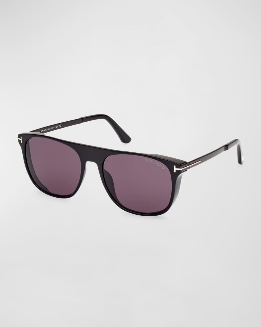 Men's Lionel-02 Acetate Square Sunglasses Product Image