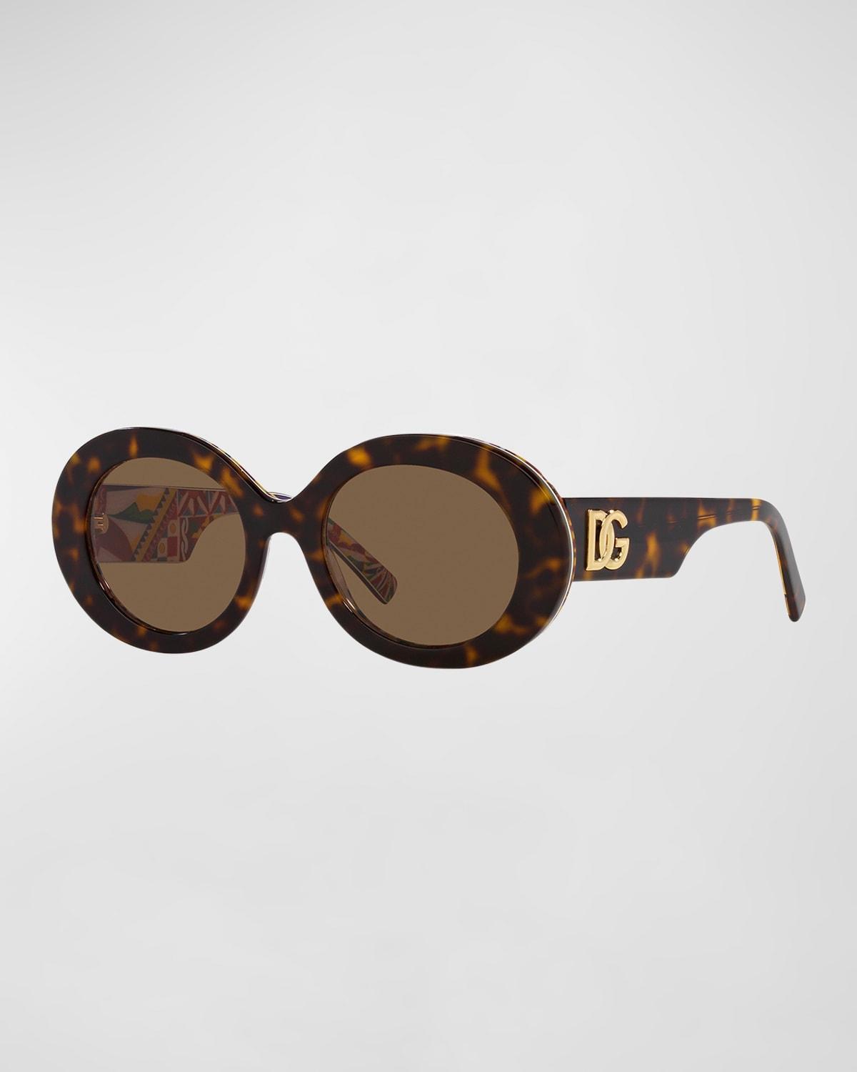 Dolce & Gabbana Oversized Oval Sunglasses Product Image