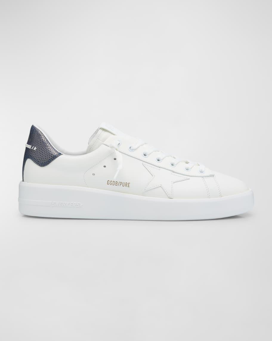 Men's Pure Star Leather Low-Top Sneakers Product Image