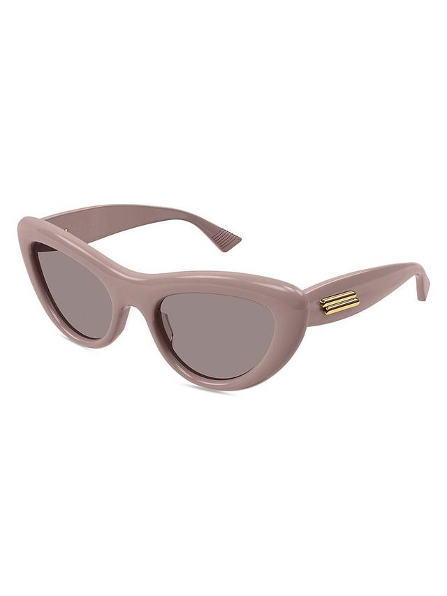 Bottega Veneta Womens Curvy 53mm Cat Eye Sunglasses Product Image