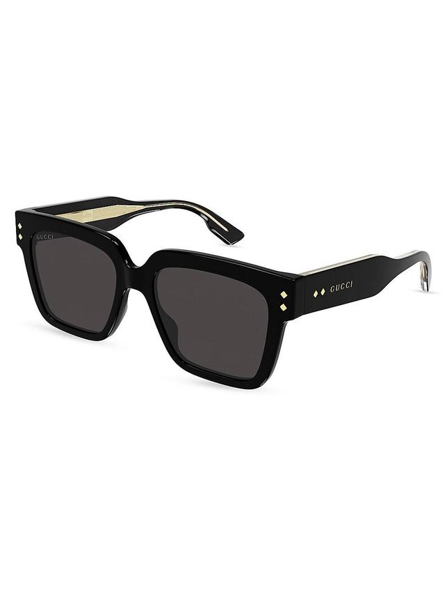 Mens Gucci Logo 54MM Rectangular Sunglasses Product Image