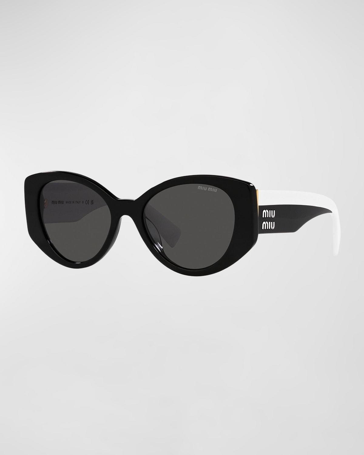 Miu Miu 0MU 03WS (Grey Opal/Grey Gradient) Fashion Sunglasses Product Image