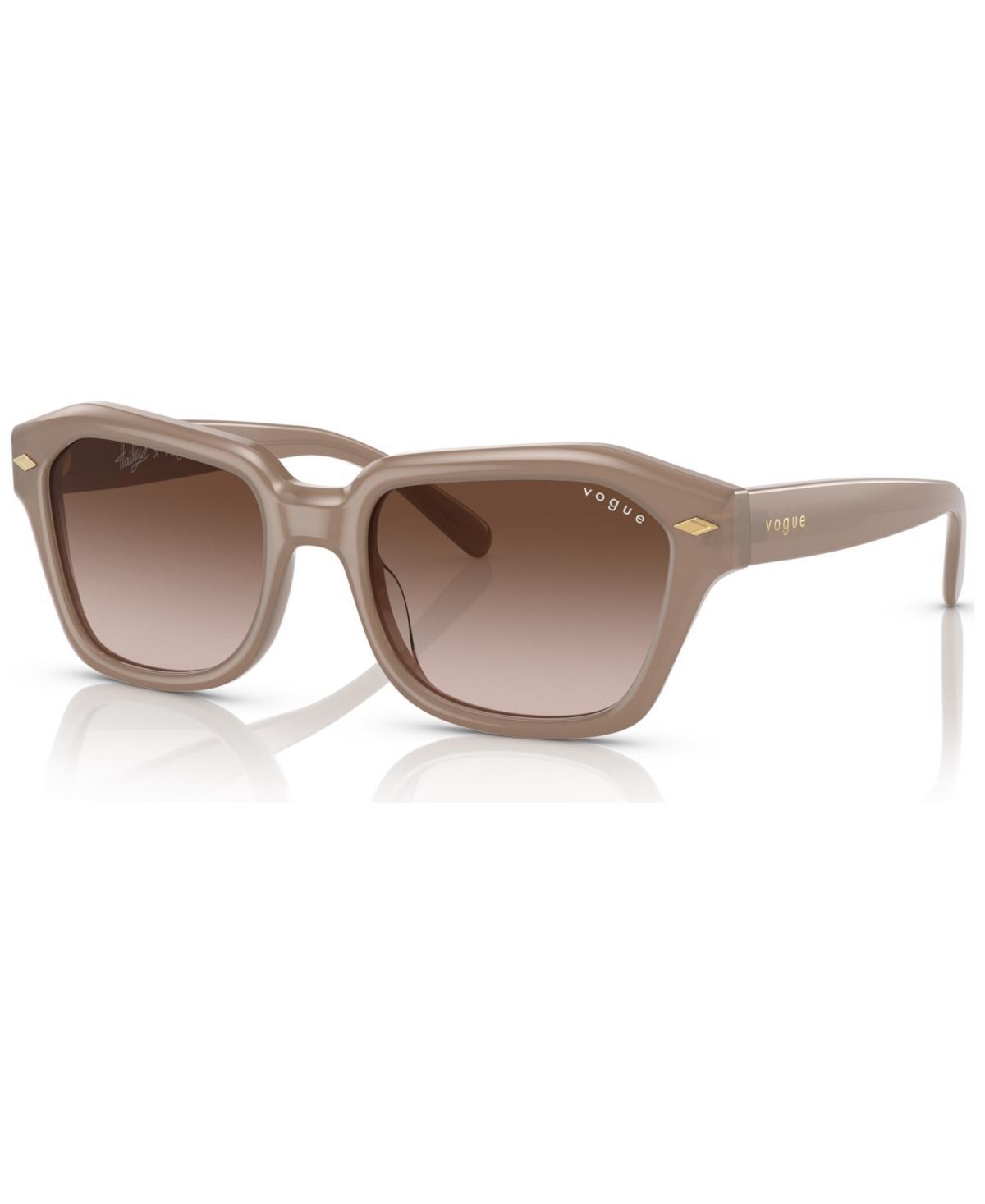 Prada 54mm Gradient Polarized Square Sunglasses Product Image