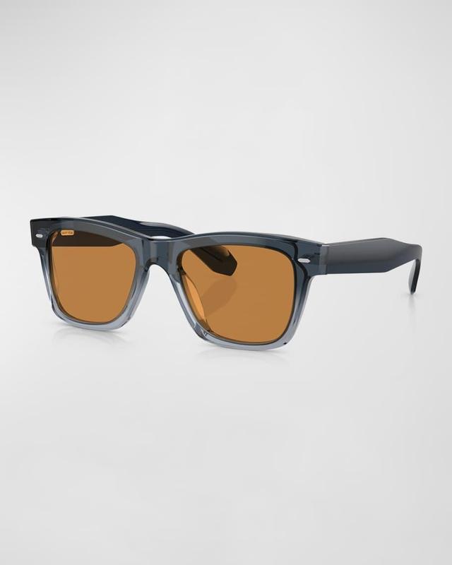 Men's N.04 Sun Acetate Rectangle Sunglasses Product Image