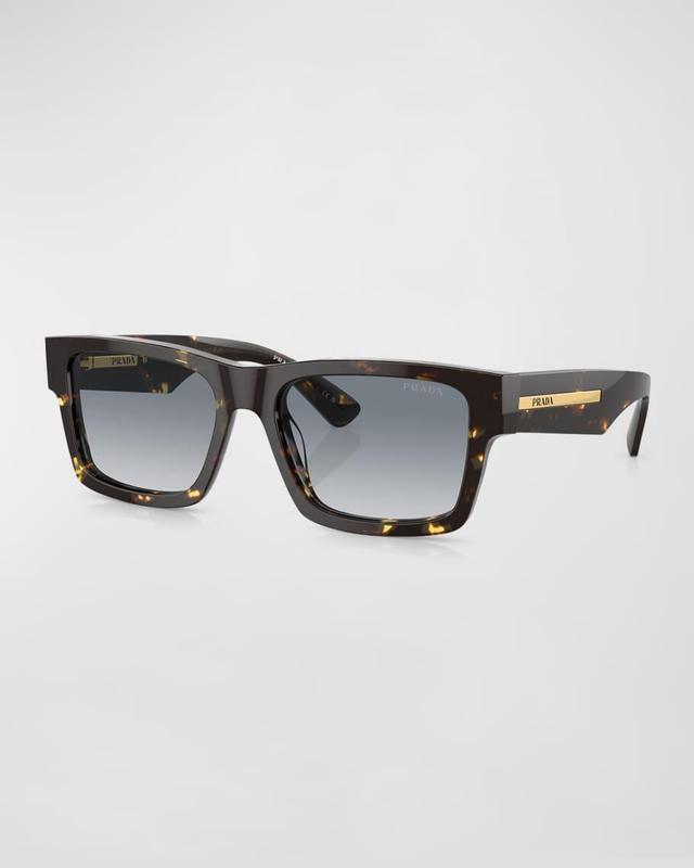 Men's Acetate Rectangle Sunglasses Product Image