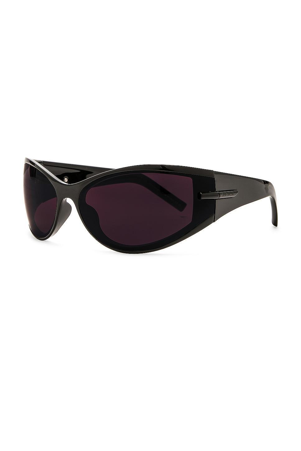 Givenchy Oval Sunglasses in Black Product Image