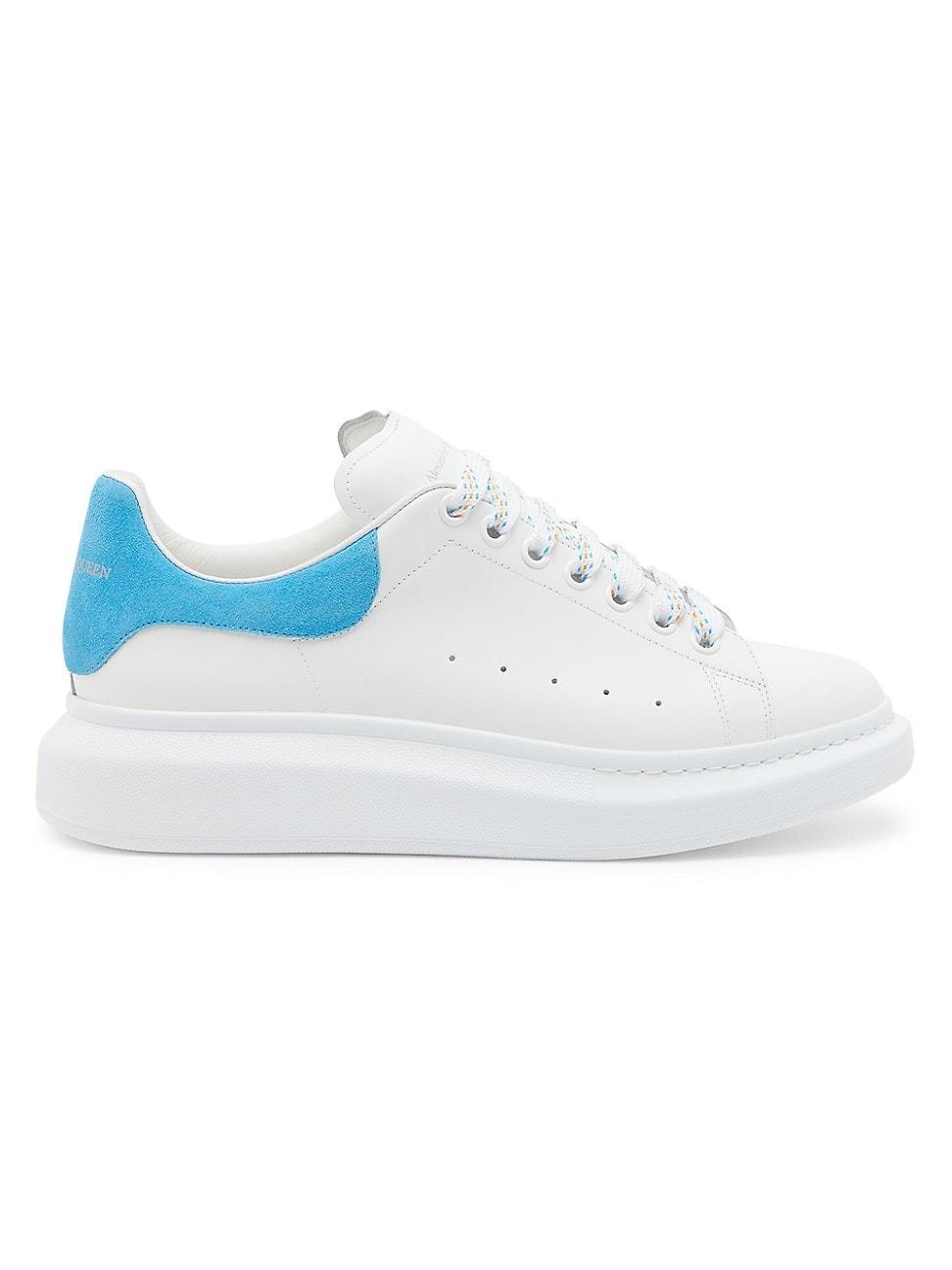 Mens Oversized Leather Low-Top Sneakers Product Image