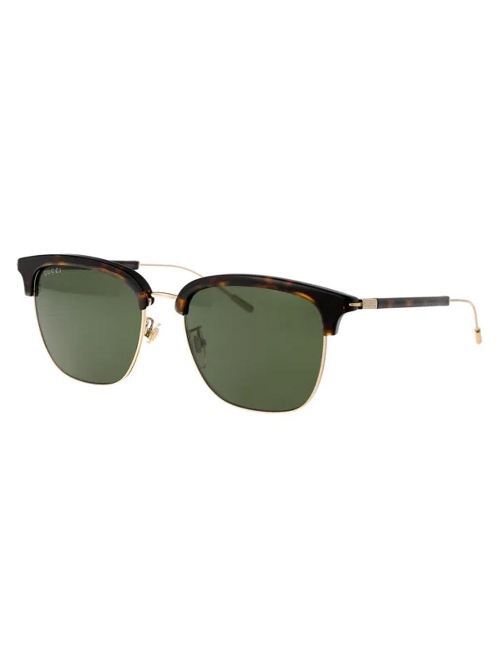 Gg1275sa Sunglasses In 002 Havana Gold Green Product Image