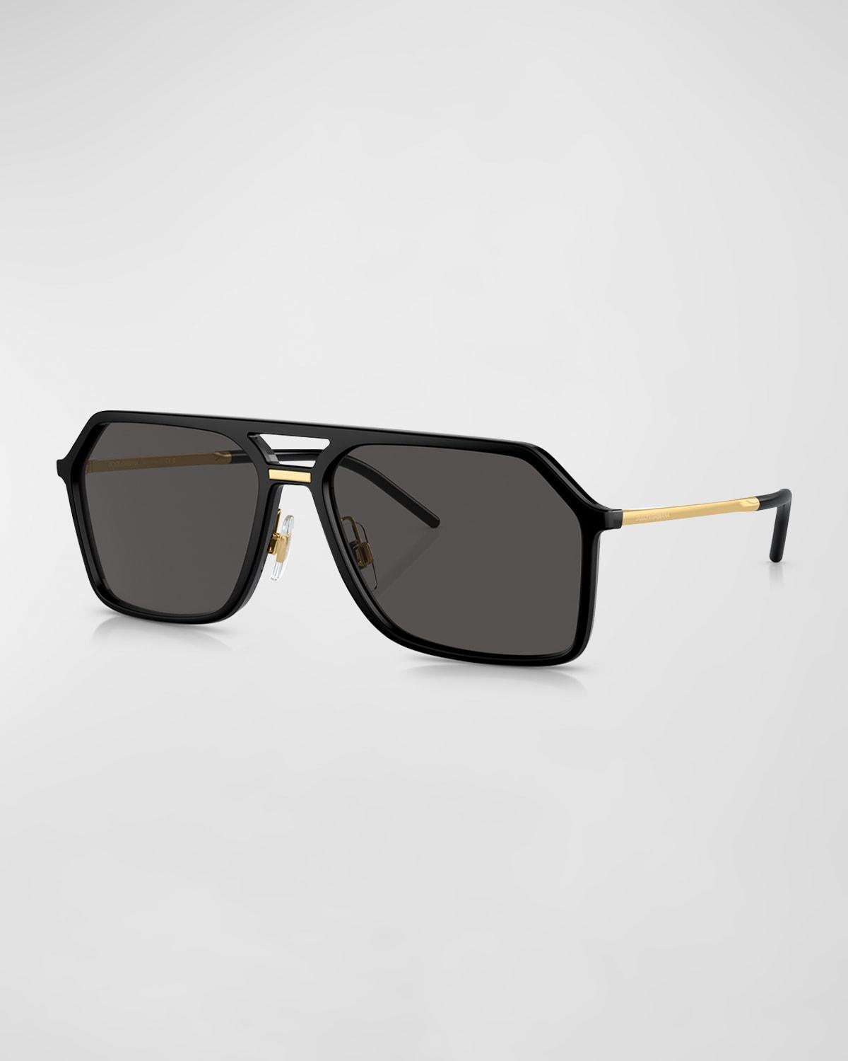 Mens Plastic Aviator Sunglasses Product Image