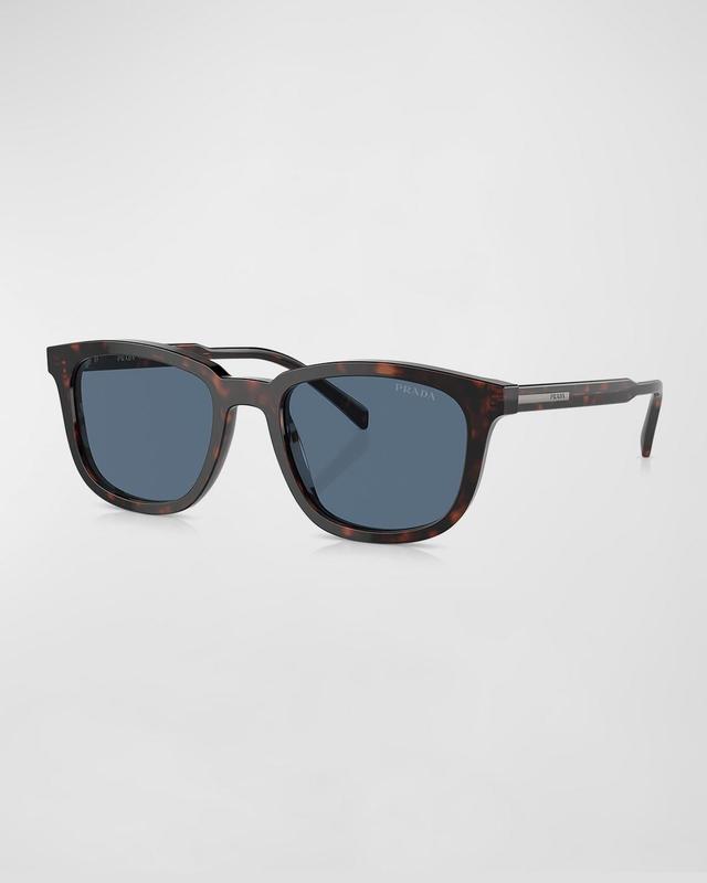 Men's Acetate and Plastic Square Sunglasses Product Image