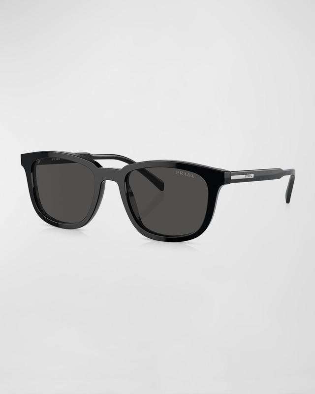 Men's Acetate and Plastic Square Sunglasses Product Image