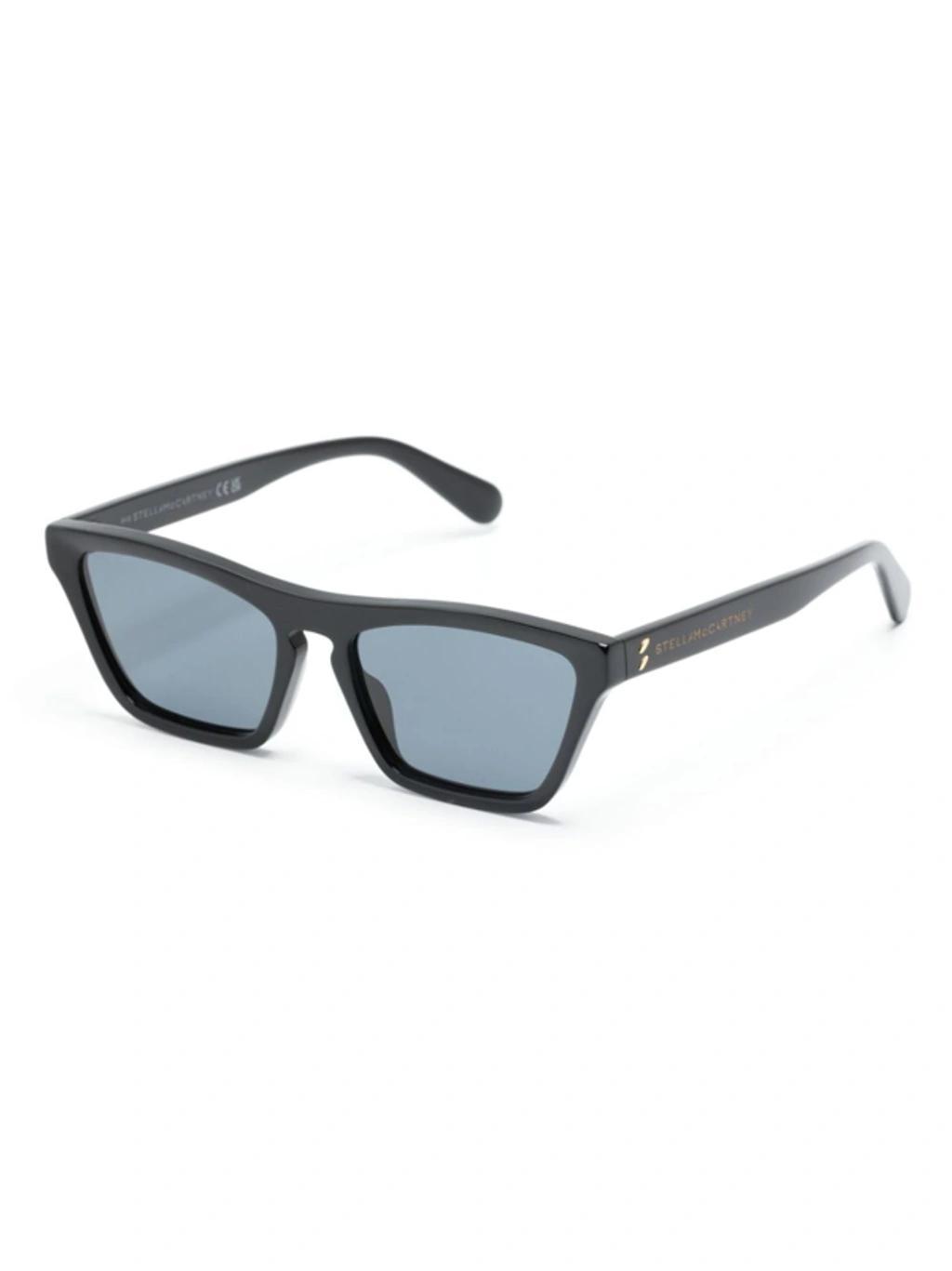 Square-frame Tinted Sunglasses In Black Product Image