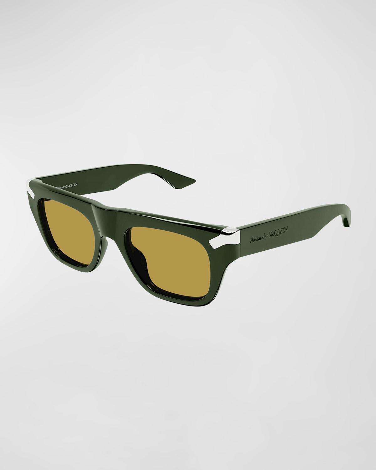 Mens Acetate Rectangle Sunglasses Product Image