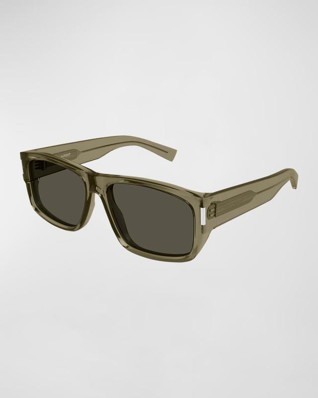 Men's SL 689 Acetate Rectangle Sunglasses Product Image