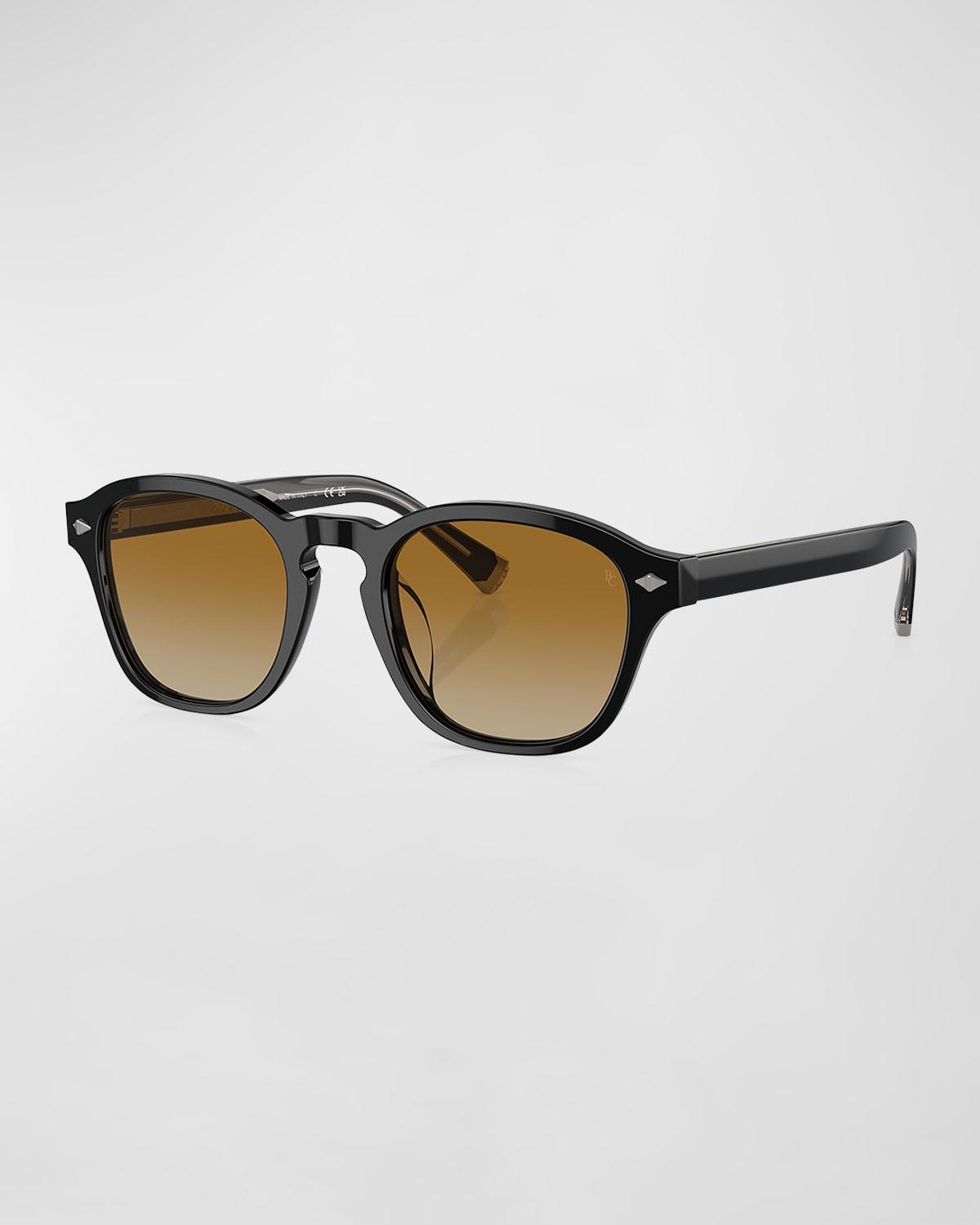 Mens Acetate Square Sunglasses Product Image