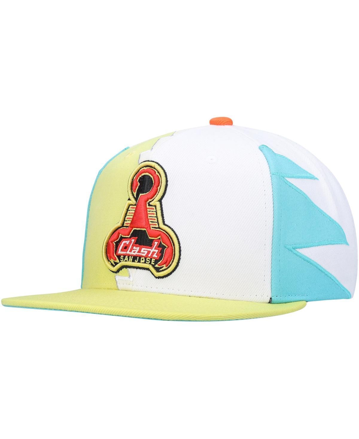 Mens Mitchell & Ness Green San Jose Earthquakes Historic Logo Since 96 Jersey Hook Snapback Hat Product Image