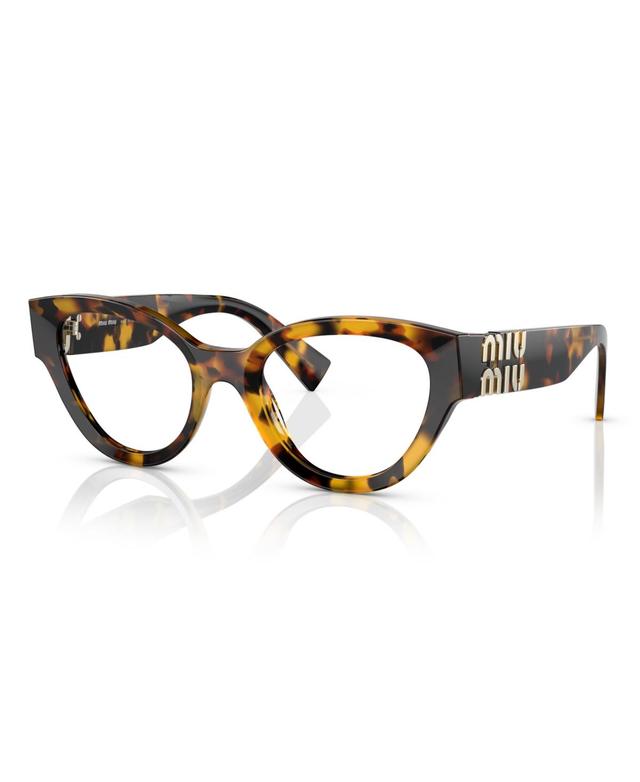 Miu Miu Womens Polarized Eyeglasses, Mu 01VV - Honey Havana Product Image