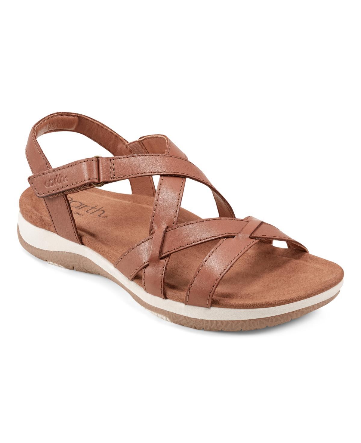 Earth Womens Sterling Strappy Flat Casual Sport Sandals Product Image