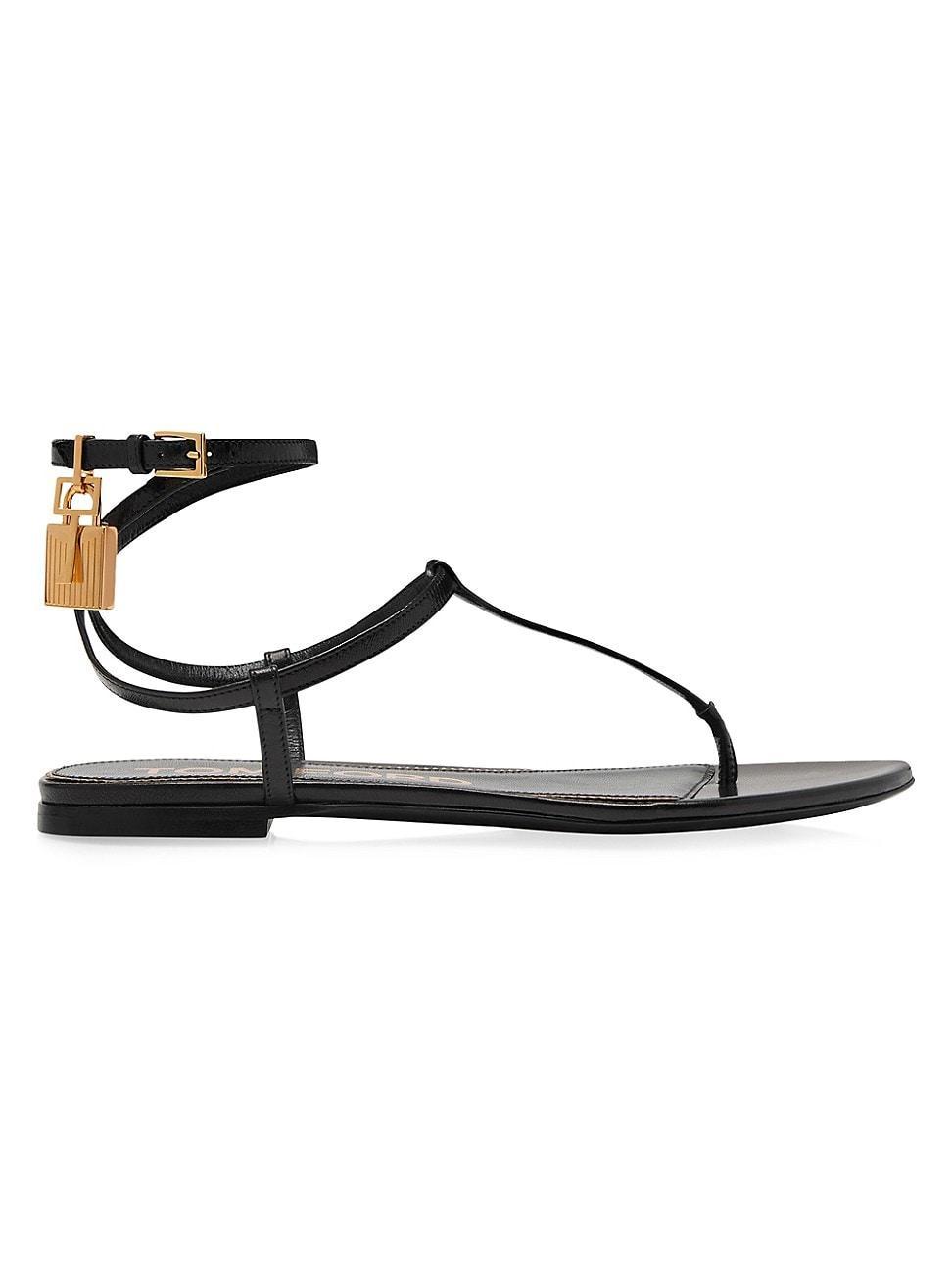 TOM FORD Padlock Ankle Strap Sandal Product Image