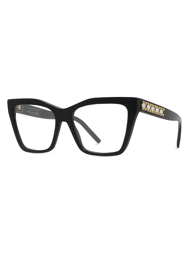 Womens D107 51MM Rectangular Eyeglasses Product Image