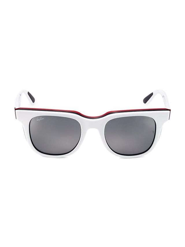 Mens RB4368 51MM Wayfarer Sunglasses - White Product Image