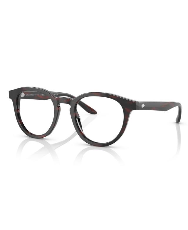 Giorgio Armani Mens Phantos Eyeglasses, AR722748-o - Black Product Image