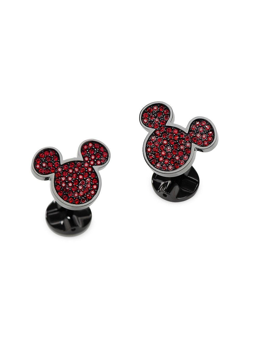 Mens Mickey Mouse Crystal Cufflinks Product Image