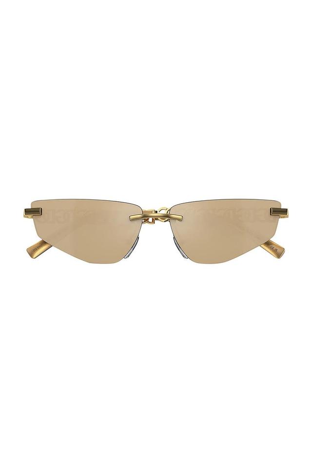 Dolce & Gabbana Oval Sunglasses in Metallic Product Image