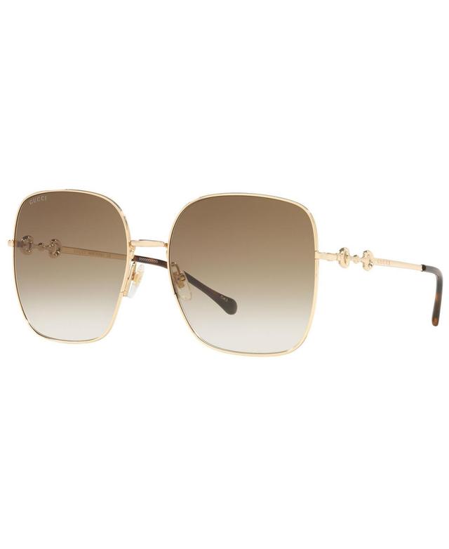 Gucci Womens Gg0879s Square 61mm Sunglasses Product Image