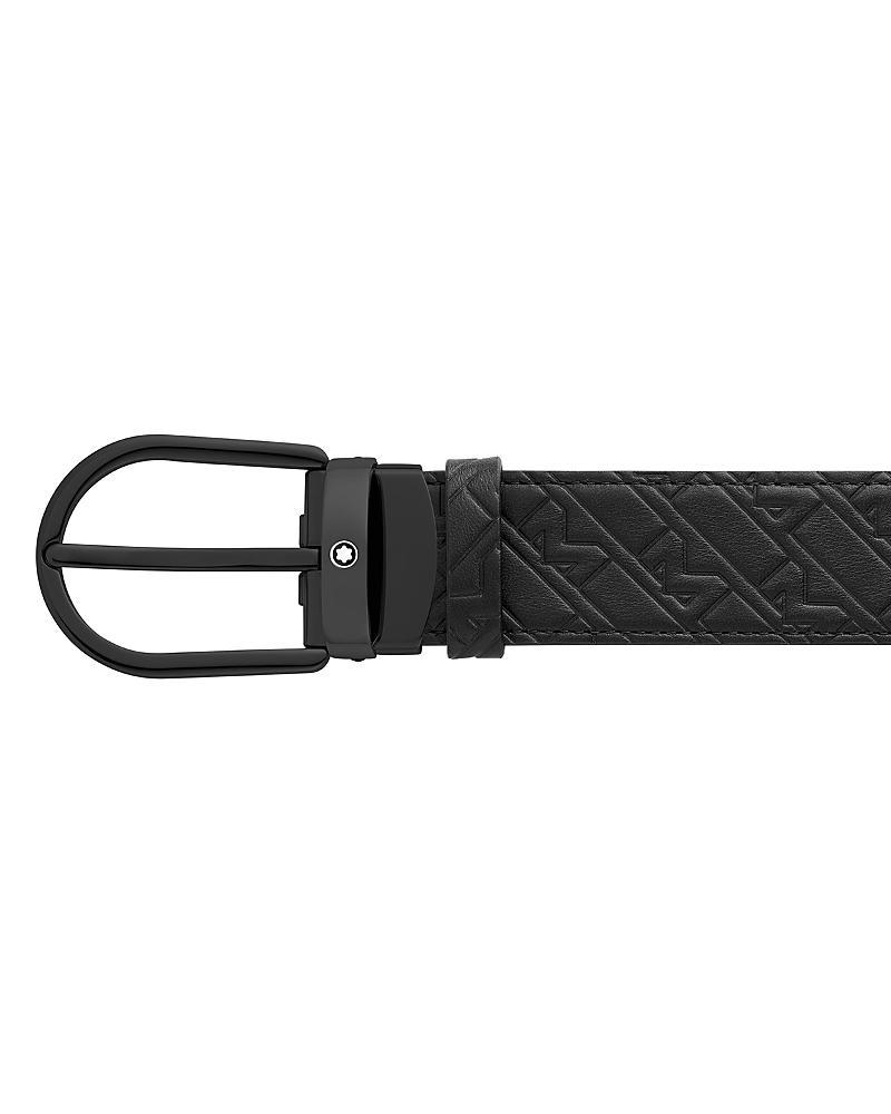 Montblanc Mens Horseshoe Pin Buckle Belt Product Image