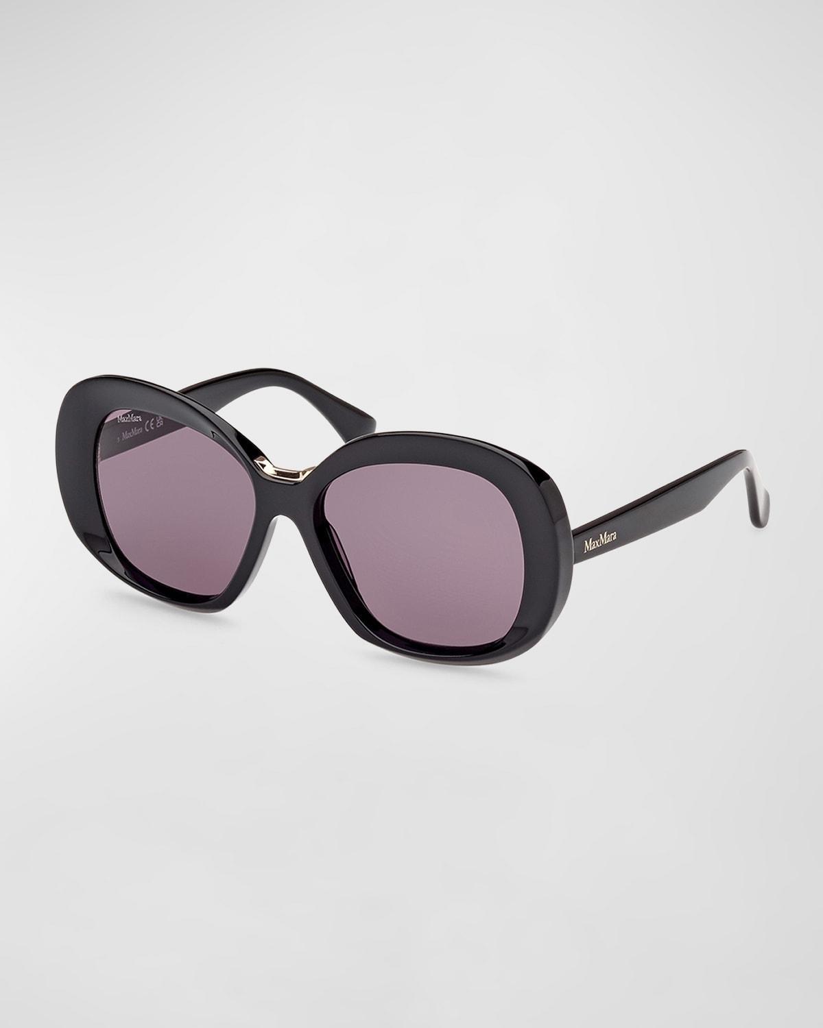 Edna Acetate Round Sunglasses Product Image