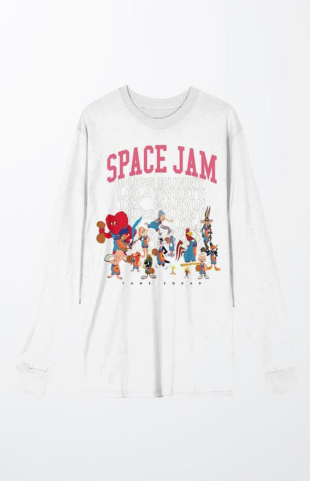 Mens Space Jam Long Sleeve T-Shirt Product Image